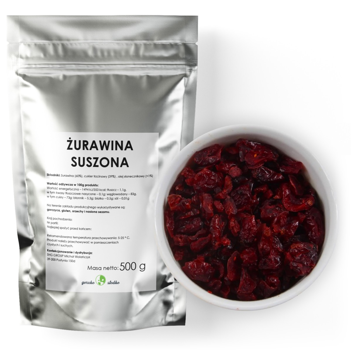Żurawina suszona